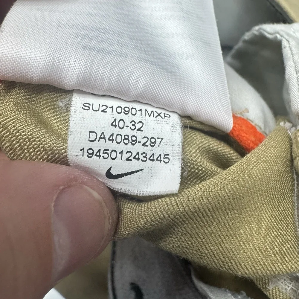 Nike Pants Men's 40x30 Khaki Beige Golf Performance Stretch DA4089-297 Casual‎